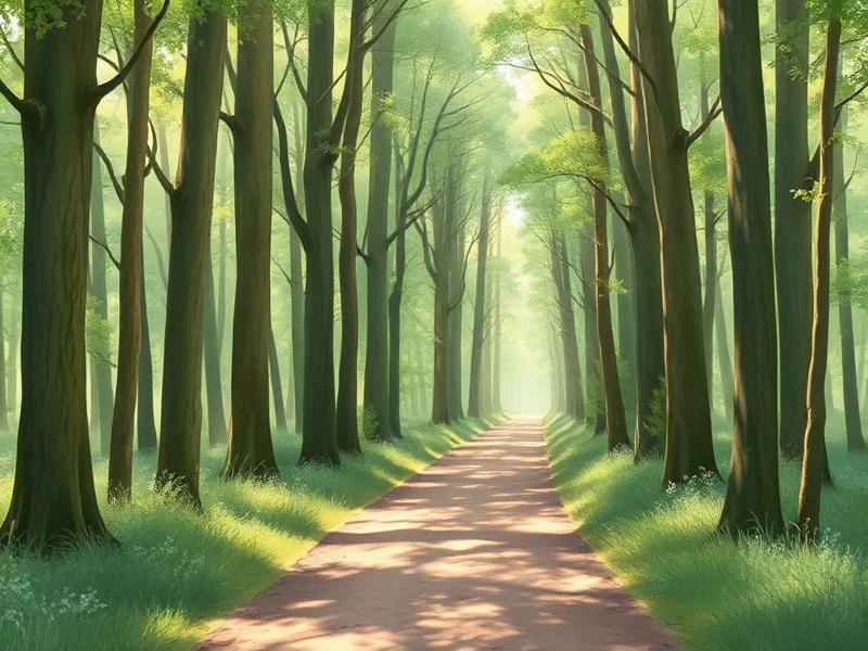 Ilustración de Bosques